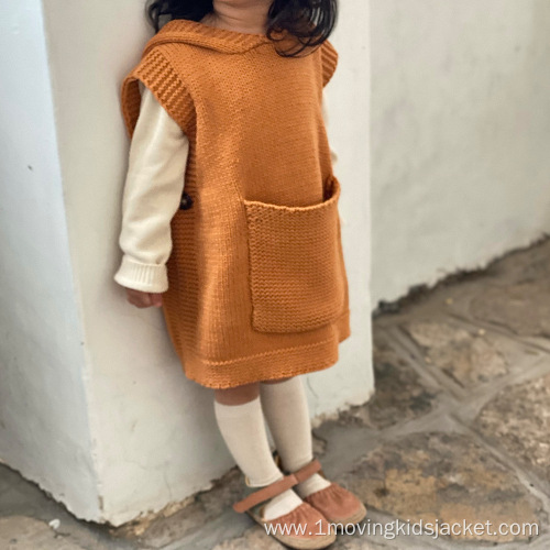 Children's Casual Vest Knitted Sweater